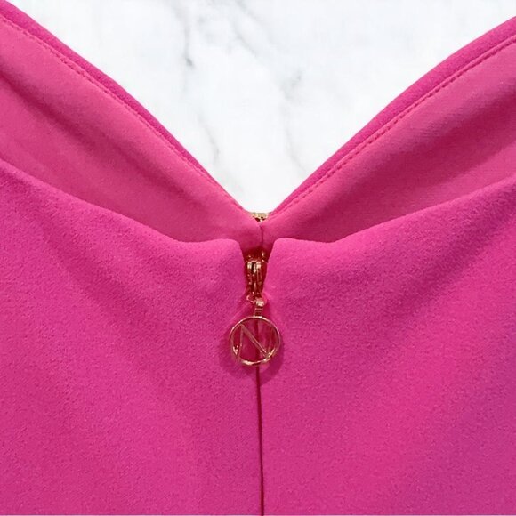 NWT Nookie Muse Bodycon Midi Dress in Neon Pink - Picture 5 of 9